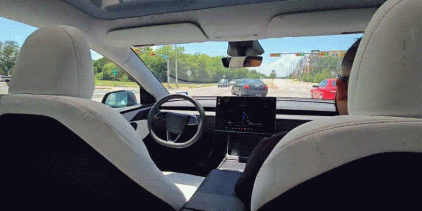 ▲特斯拉Robotaxi體驗場景